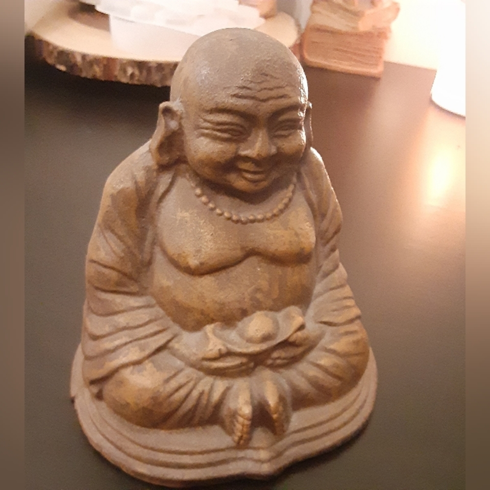 Solid Cast Iron Buddha